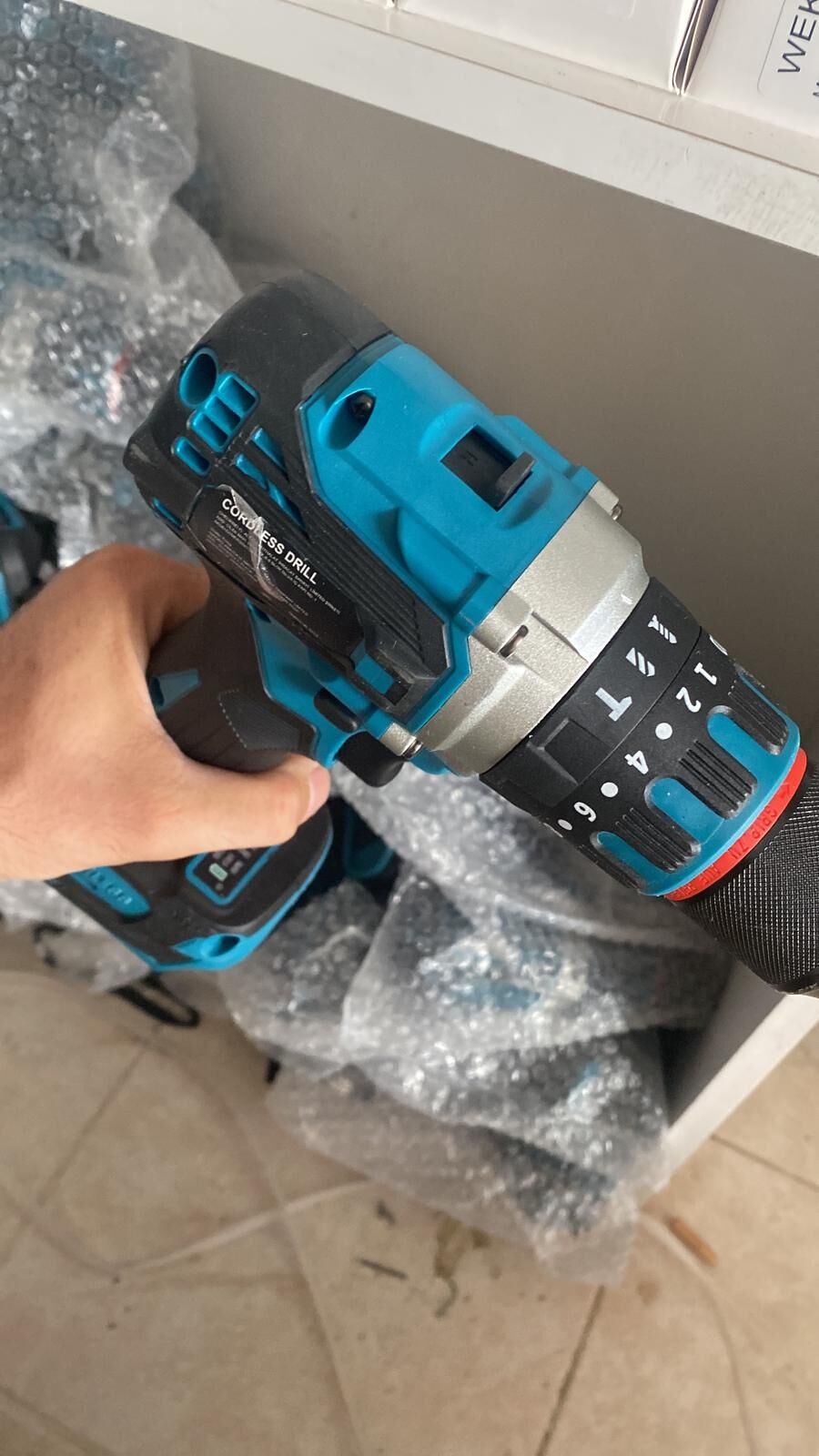 DAWREEK 13 MM DARBELİ ÇELİK MANDREN MATKAP BATARYASIZ